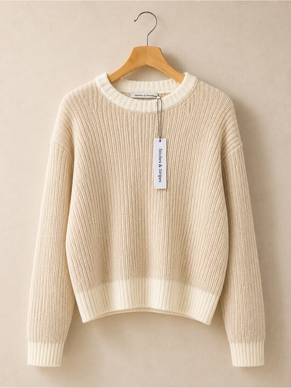 Stitches & Stripes Ribbed Knit Sweater – XXL – Revolve New With Tags